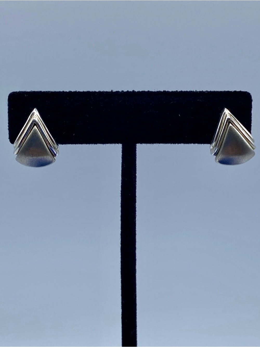 Joseph Esposito ESPO Triangle Stud Earrings